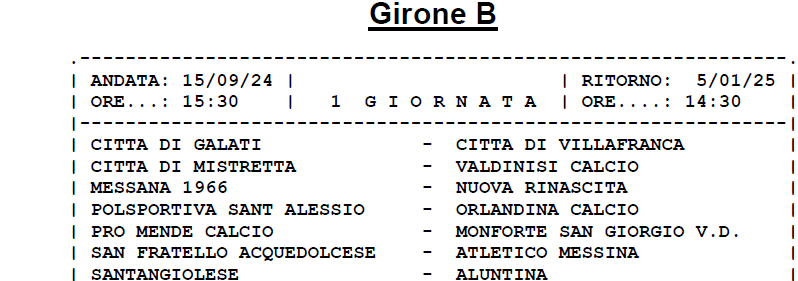 girone B le sfide più significative